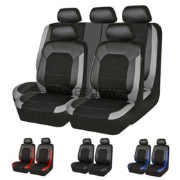 Car Seats Waterproof Seat Cover Car PU Leather Covers Universal Airbag Compatible Auto Seat Protector Interior Accessories Fit Most Cars x0801