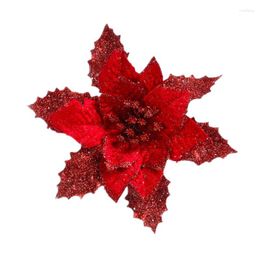 Christmas Decorations Decoration Glitter Diamond Velvet Tree Decor Flowers Artificial Decorated Simulation