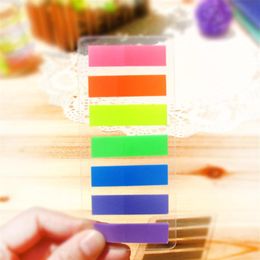7 Solid Colour Sticky Page Marker Assorted Fluorescent Index Markers 20-Pack283j