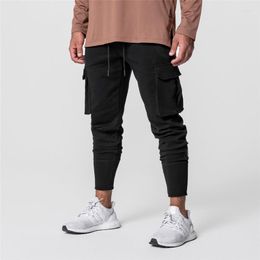 Men's Pants Fitness Sports Streetwear Outdoor Jogger Casual Cargo Trousers Fashion Men Clothing Y2k