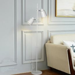 Floor Lamps Contemporary Lamp 2 Lights Switch Separately Stand Light Sofa Living Room Decoration Adjustable Lifting Indoor Lighting