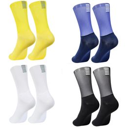 Sports Socks Anti Slip Seamless Cycling Integral Moulding Hightech Bike Compression Bicycle Outdoor Running Sport 230801