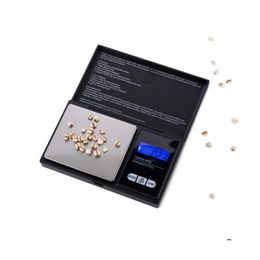 Weighing Scales Wholesale Pocket 100/200/500G X 0.01G 500G/1000G 0.1 Square Digital Scale Electronic Precise Jewelry High Precision Ki Dhekw