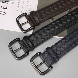 Fashion brand belt Classic luxury Men's women's leather belts high-end quality original needle buckle pure hand woven belt top selling wholesale