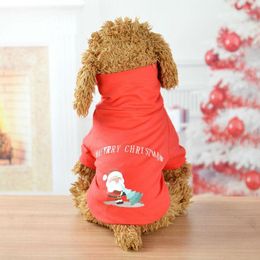 Dog Apparel Holiday Fashion Clothes Pets Coats Soft Cotton Hoodies Clothing For Puppy Dogs Christmas