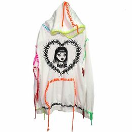 Women's Hoodies Sweatshirts couple clothes anime hoodie kawaii grunge punk gothic harajuku fashion tops clothing aesthetic 230731