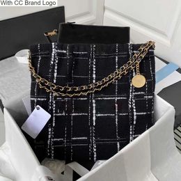 CC Cross Body Woollen shopping bag 2022 Fashion Tote bags Designer shoulder bag Women handbag Luxury crossbody black Wallet large capacity chain purse