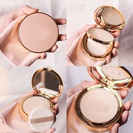 Foundation Makeup Pressed Powder 10g Moisturising Brightening Oil Control Press Nature Light Breathable Waterproof Lasting Setting 230801