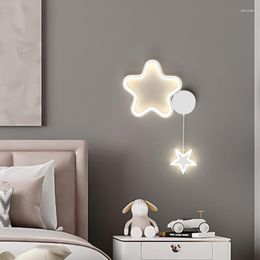 Wall Lamp Cloud Star Moon Modern LED Light For Bedside Bedroom Children's Room Home Decor Lighting Fixtures