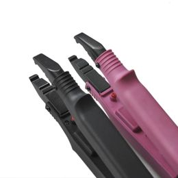 Connectors Blackpink Hair Extension Iron Keratin Bonding Tools Hine Temperature Fusion Heat Connector EU Plug 230731