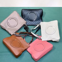 Fashion Designer Bag Womens Solid color leather Handbag Large capacity portable shoulder bag Classic chain crossbody bag 751518