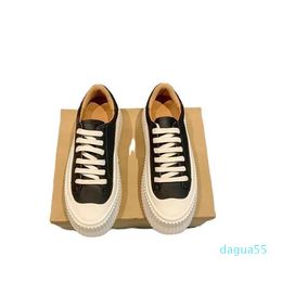 Shoes High version muffin thick soled small white lace up lazy sports leisure increased biscuit board women's