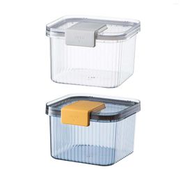 Storage Bottles Multifunctional Rice Bin Food Container Grain Box Large Capacity Transparent Locking Lid Airtight For Flour