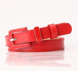 Belts Solid 2.0cm 105cm PU Women Strap Lady Casual Waistband Girls Girdle Female Square Buckle