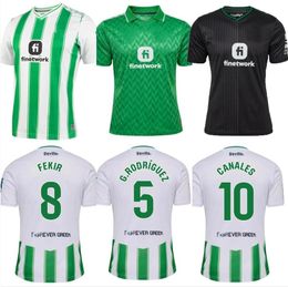 23 24 real Betis soccer Jerseys FEKIR isco Manga Corta JOAQUIN B.Iglesias camiseta de futbol Juanmi ESTADIO LA CARTUJA 2023 2024 ayoze roca special-edition