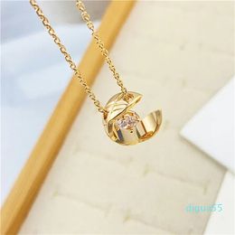 designer Jewellery pattern necklace pendant necklaces 18K rose Gold silverNecklace Design Colorfast Hypoallergenic fot girlfriend gift