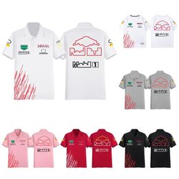 2022 F1 T-shirt Formula 1 Racing Polo Shirt Motorsport Team Uniform Oversized T-shirts Fashion Harajuku Men's Women's F1230a