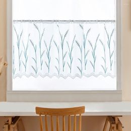 Curtain YOUZI KOREAN Modern Style Floral Sheer Heat Light Blocking Window Drapes Home Decoration For Living Room Bedroom