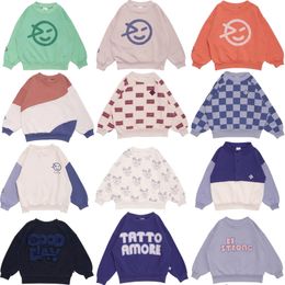 Hoodies Sweatshirts Kids Sweaters 2023 Spring Wyn Brand Boys Girls Cute Print Baby Child Toddler Cotton Tops Outwear Clothing 230731