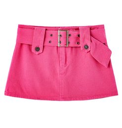 New Design Womens Rose Colour with Belt Denim Jeans Mini Short Skirt Safety Shorts Smlxl