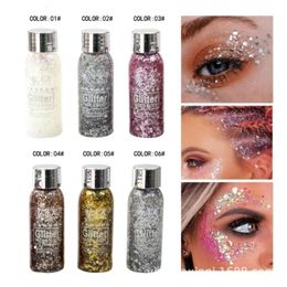 Body Glitter Chameleon Eye Shadow Multicolor Sequins Lasting Gel Liquid Mermaid Face Makeup 230801