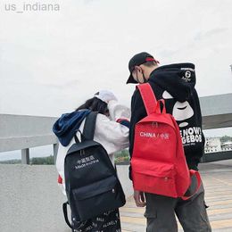 School Bags Backpack Made In China Embroidery Student Schoolbag Trend Boy Ethnic Style Couple Travel Women's Small1 Z230802