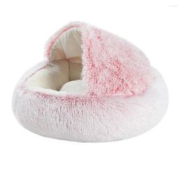 Dog Car Seat Covers Winter Warm Bed Bag Pet Calming Long H Sleeping Round Cat Soft Others