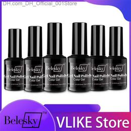 Nail Polish Belesky 15ML base coat gel matte coating nail gel polishing nail art Degisn semi permanent soap removing UV LED gel nail tool Z230802