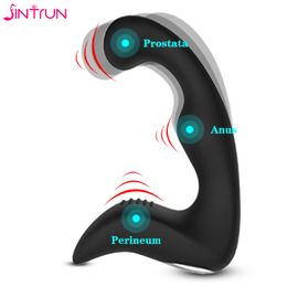 Vibrators G Spot Vibrator Women Prostata Massager For Men Silicone Anus Stimulation Anal Butt Plug Vibrating Dildo Sexual toy Adult 230801