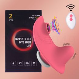 Vibrators Mini Clitoris Sucker Female Clit Sucking Vibrator For Women Remote Control With Sexy Panties Clitoral Stimulator Adults Sex Toys 230801