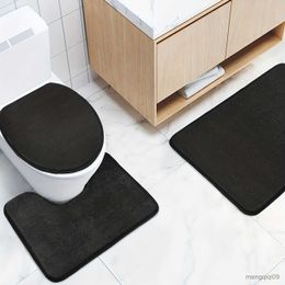 Carpets Ping Ban Super Absorbent Anti Slip Memory Foam Bathroom Carpet Machine Washroom Mat R230802