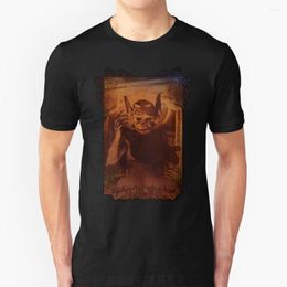 Men's T Shirts Xv The Devil Summer Lovely Design Hip Hop T-Shirt Tops Haxan Silent Film Witch Cemetery Collage Public Domain