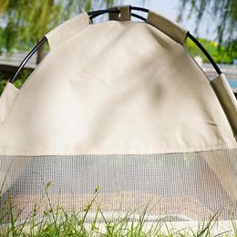 Dog Carrier Pet Teepee Cat Tents Foldable Washable Tent Bed 42 38CM Portable Houses Puppy Cage For