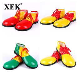 Dress Shoes XEK Halloween Supplies Prop Costume With Clown Leather lovely wyq243 230801