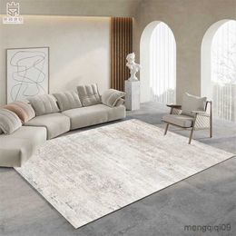 Carpets New Abstraction Carpet Living Room Luxury Household Decoration Kids Bedroom Carpet Large Area Rugs Non Slip Hall Floor Mat Rug R230802