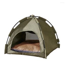 Dog Carrier Teepee Pet Tent Outdoor Dogs House Portable Houses 42 38CM Puppy Cat Bed Cage For