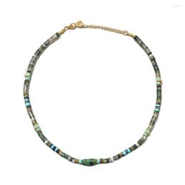 Choker Fashion Ins Personalized Niche Design Style Natural Stone Clavicle Chain Light Luxury High-grade Beaded Necklace