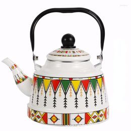 Hip Flasks Enamel Kettle For Water Cook Kitchen Tool Pitcher