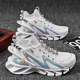 Dress Shoes Shock absorber men's hiking shoes men's sports running coach white men's sports shoes Gothic sports shoes 0201 Z230802