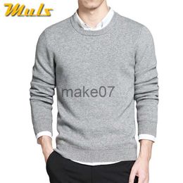 Men's Sweaters 2017 Spring mens pullover sweaters Simple style cotton O neck sweater jumpers Autumn Thin male knitwear Blue Grey Black M4XL J230802