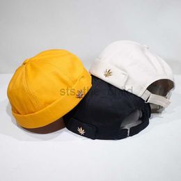 Beanie/Skull Caps Women Men Street Trendy Beanies Landlord Caps Brimless Beanie Melon Sailor Caps Fashion Cool Cap Men Y23