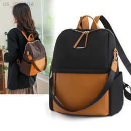 School Bags Women Men Backpack Style Genuine Leather Fashion Casual Bags Small Girl Schoolbag Business Laptop Backpack Bagpack Z230802