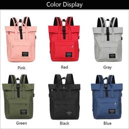 School Bags Men Shoulder Bag 15 Inch Laptop Backpack Woman Canvas Travel Bags USB Charging Schoolbag Girls Sac A Dos Bolsa Z230802