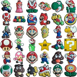 Shoe Parts Accessories Game Boys Pattern Charms For Clog Jibbitz Bubble Slides Sandals Pvc Decorations Christmas Birthday Gift Party Favours