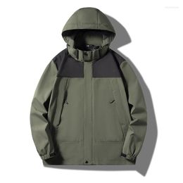 Men's Trench Coats 2023 Windbreaker Waterproof Jacket Men Spring Autumn Travel Coat Male Fashion Outdoor Outer Garment Outerwear Windcheater