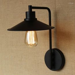 Wall Lamps American Idyllic Industry Crazy To Do Old Decorative Lamp Indoor Passageway Edison Light Bulb BM03