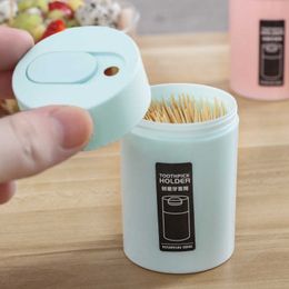 2pcs Toothpick Holders Toothpick Box Creative Portable Convenient Life Home Living Room Storage Box