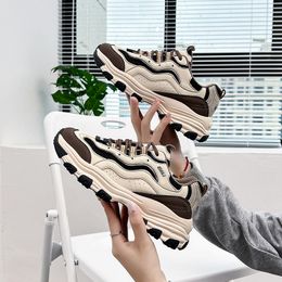 Fashion Woman White Top Brown Women Designer Casual Black Shoes Girl Flat Trainers Factory Wholesale Retail Outdoor Platform Sportsneakers 35-40 EUR