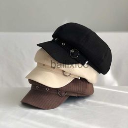 Stingy Brim Hats Womens Cap Visor Cabbie Fiddler Winter Spring Octagonal Paperboy Hat Girls Gift Classic Brim Collection Hat J230802