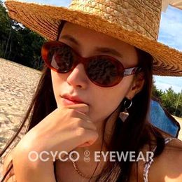 Sunglasses 2023 Fashion Summer Vintage Small Square Frame Oval Women Retro Punk Rectangle Sun Glasses Eyewear Shades